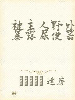 被主人野外调教暴露尿便器