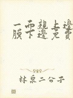 一面亲上边一面膜下边免费阅读