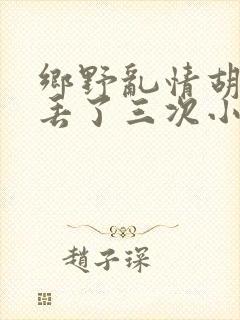 乡野乱情胡秀英丢了三次小说
