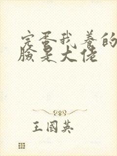 完蛋我养的小白脸是大佬