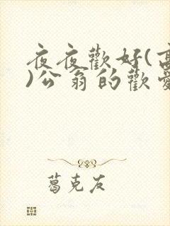 夜夜欢好(高h)公翁的欢爱h
