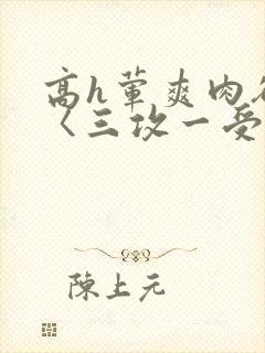 高h荤爽肉欲文〈三攻一受