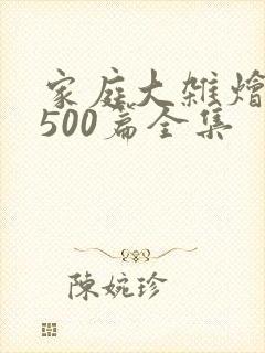 家庭大杂烩小说500篇全集