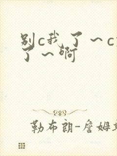 别c我了～c烂了～啊