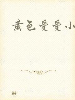 黄色爱爱小说