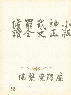 修罗武神小说阅读全文正版