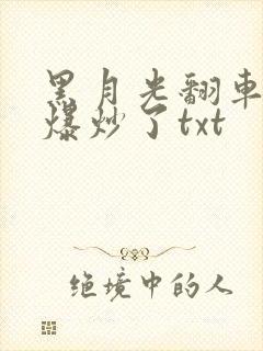 黑月光翻车后被爆炒了txt