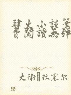 肆火小说笔趣免费阅读无弹窗