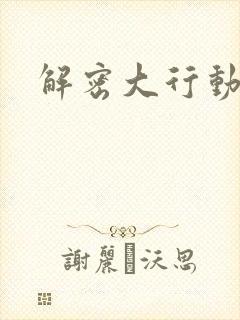 解密大行动