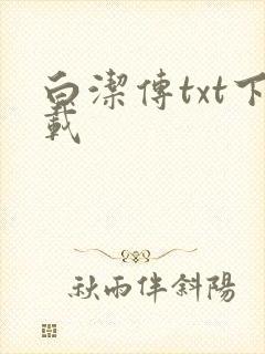 白洁传txt下载