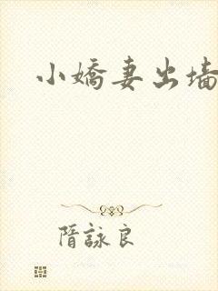 小娇妻出墙记
