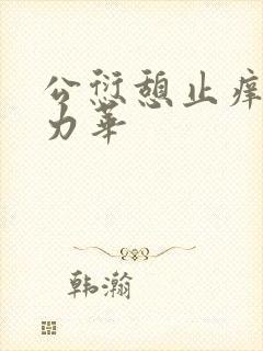 公愆憩止痒古悦力华