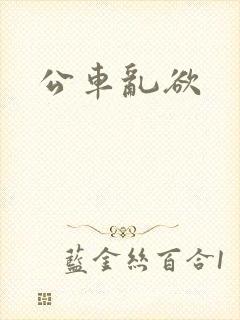 公车乱欲