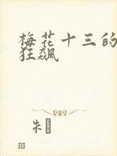 梅花十三的乳液狂飙
