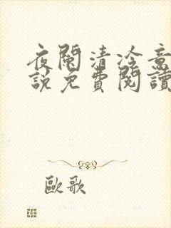 夜阑清冷意欢小说免费阅读