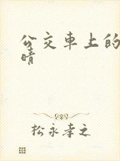 公交车上的诗请晴