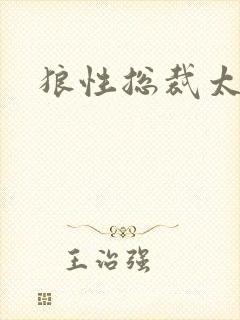 狼性总裁太凶猛