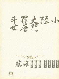 斗罗大陆小说绝世唐门