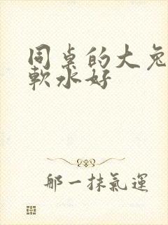 同桌的大兔子好软水好