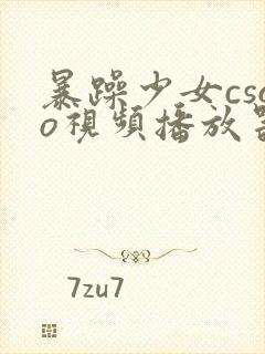 暴躁少女csgo视频播放器推荐