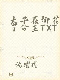太子在御花园要了公主TXT