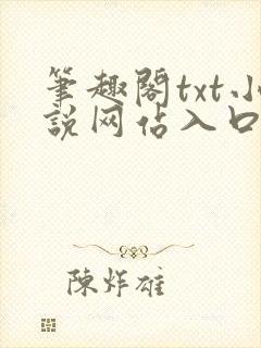 笔趣阁txt小说网站入口