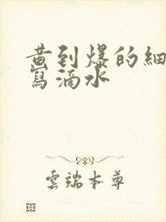 黄到爆的细节描写滴水