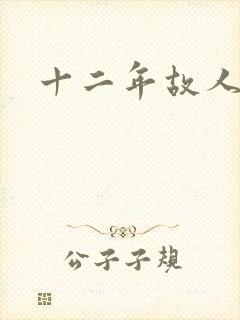 十二年故人戏