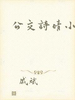 公交诗晴小说