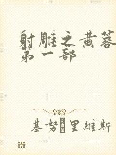 射雕之黄蓉新传第一部