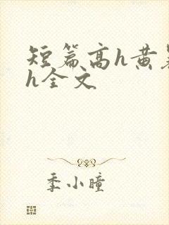 短篇高h黄暴辣h全文