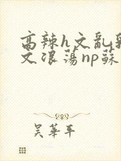 高辣h文乱乳h文浪荡np苏夏