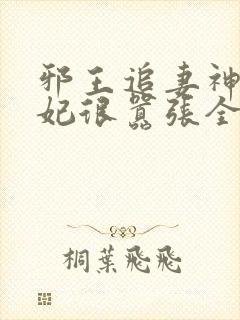 邪王追妻神医狂妃很嚣张全文免费