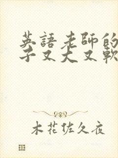 英语老师的小兔子又大又软