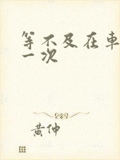 等不及在车里做一次