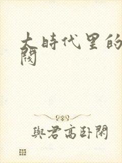 大时代里的小军阀