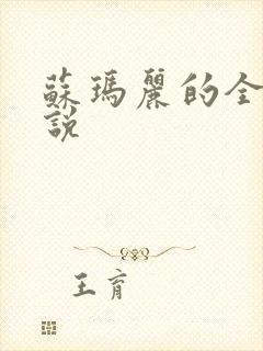 苏玛丽的全部小说