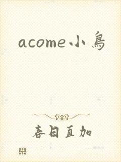 acome小鸟