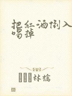 把红酒倒入b里喝掉