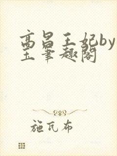 高昌王妃by黛玉笔趣阁