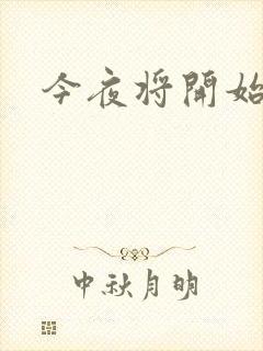 今夜将开始小说