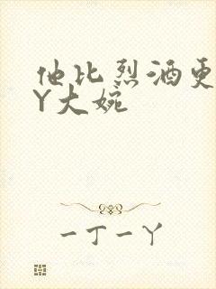 他比烈酒更撩BY大婉