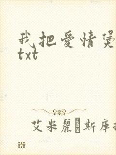 我把爱情煲成汤txt