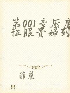 第001章厨房征服贵妇列静