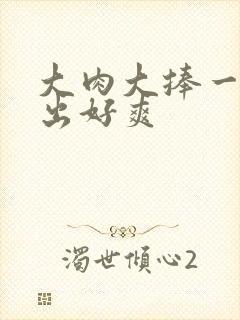 大肉大捧一进一出好爽