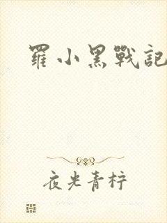 罗小黑战记小说