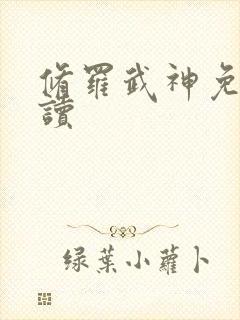 修罗武神免费阅读