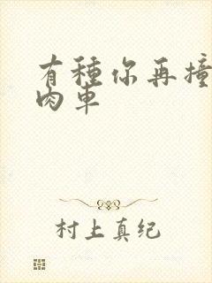 有种你再撞一下肉车