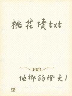 桃花债txt