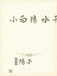 小白杨 水千丞